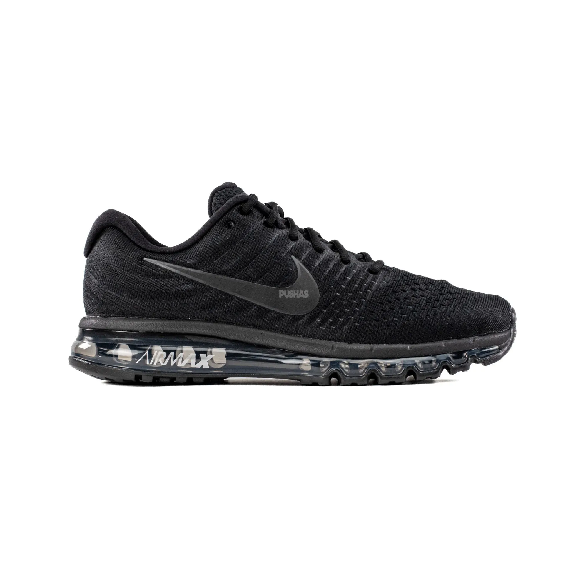 Nike Air Max 2017 'Triple Black' (2017) Linen Air Black Edge