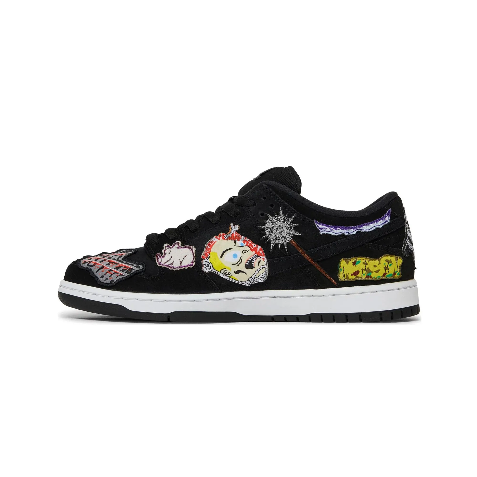 Fairy Step synthetic leather SB Dunk Low Pro QS x Neckface (2022)