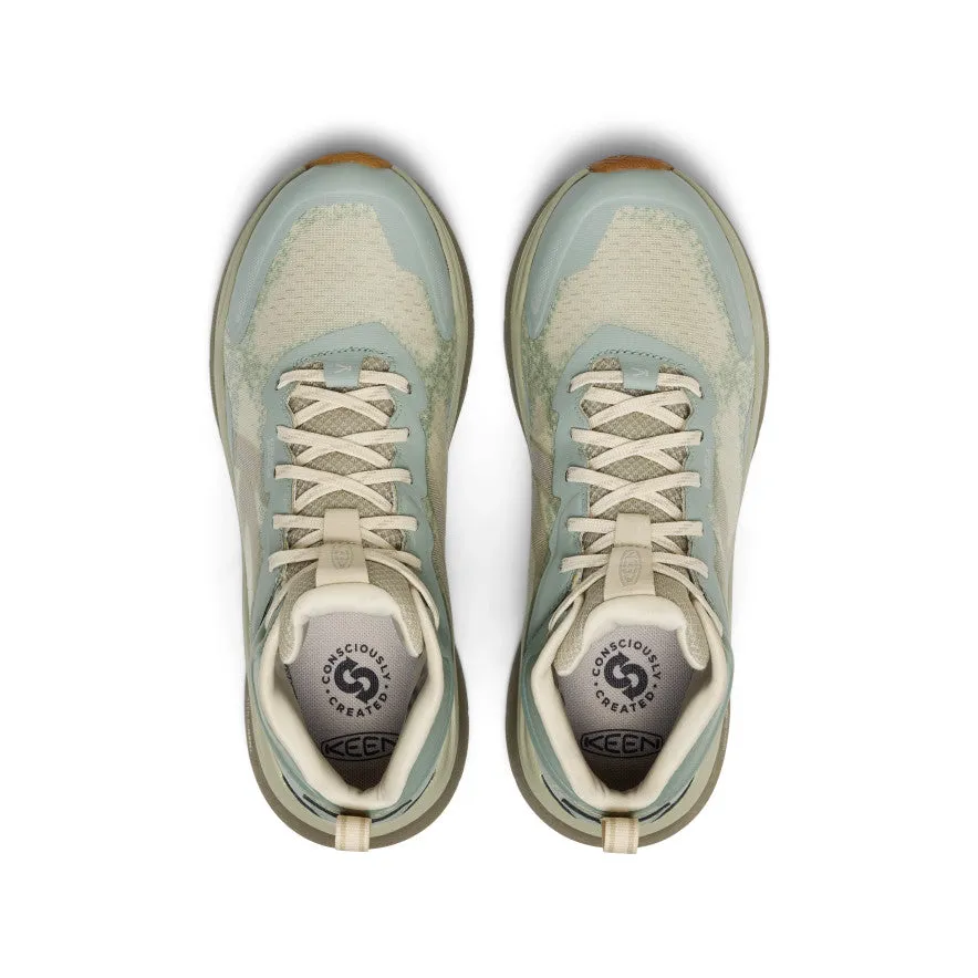 Instant Slip Comfy Shoes Women's Leiki Waterproof Hiking Boot  |  Iceberg Green/Birch