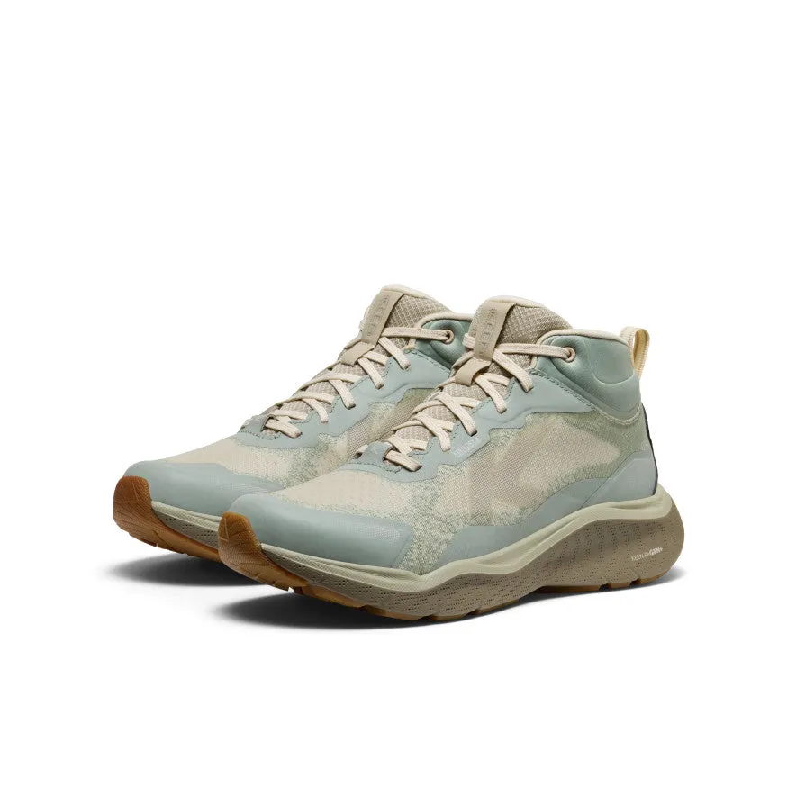 Trendy Features Slip Off Women's Leiki Waterproof Hiking Boot  |  Iceberg Green/Birch