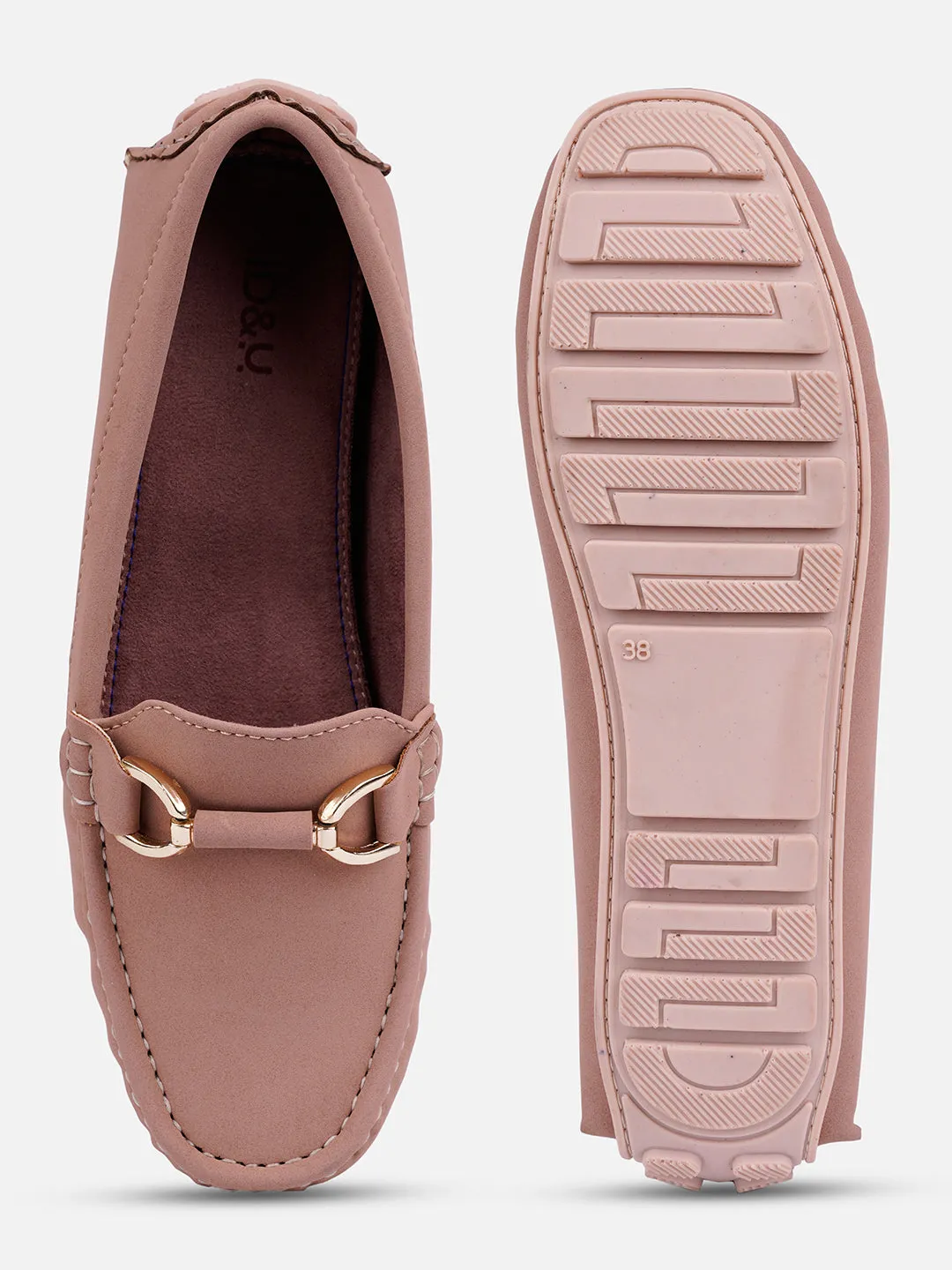 Flex Step Work Shoes Women's Nude Soft & Premium Loafers (IU2001)