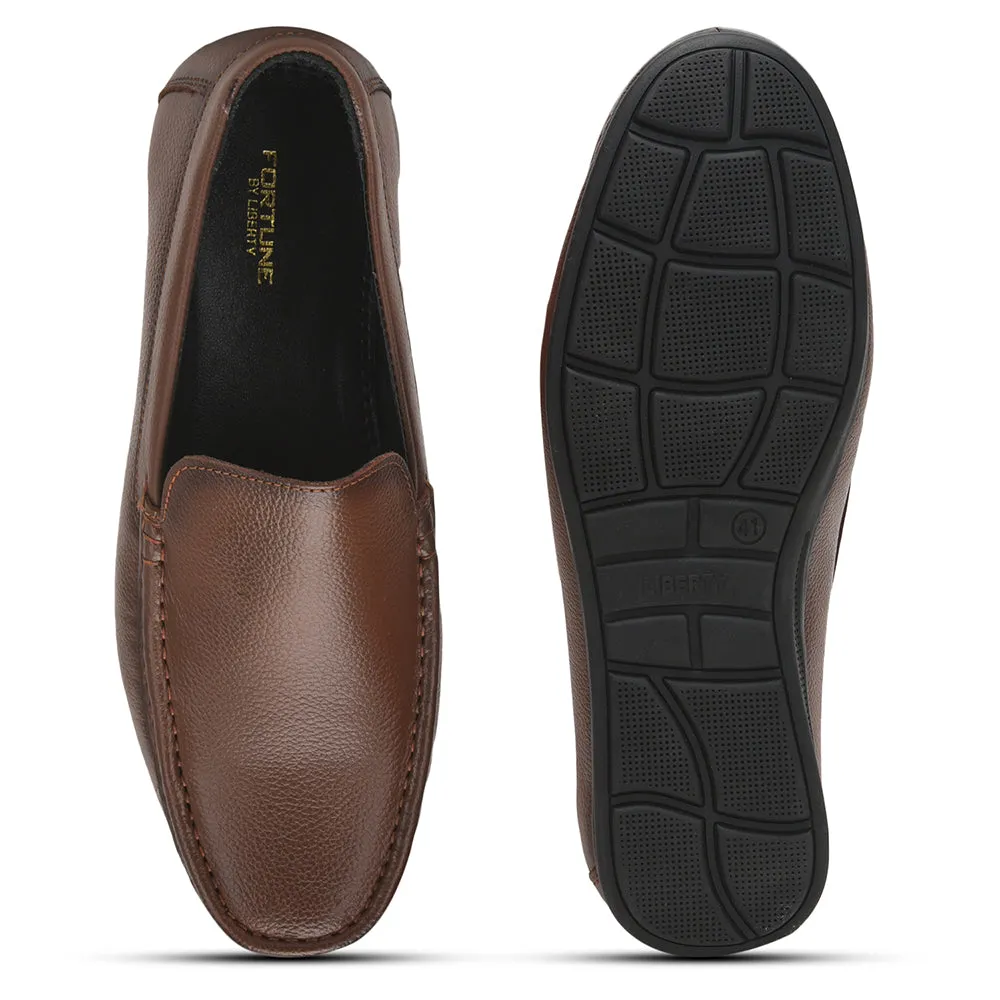 Weather Proof Fortune (Tan) Casual Loafer Shoes For Men HOL-106 By Liberty