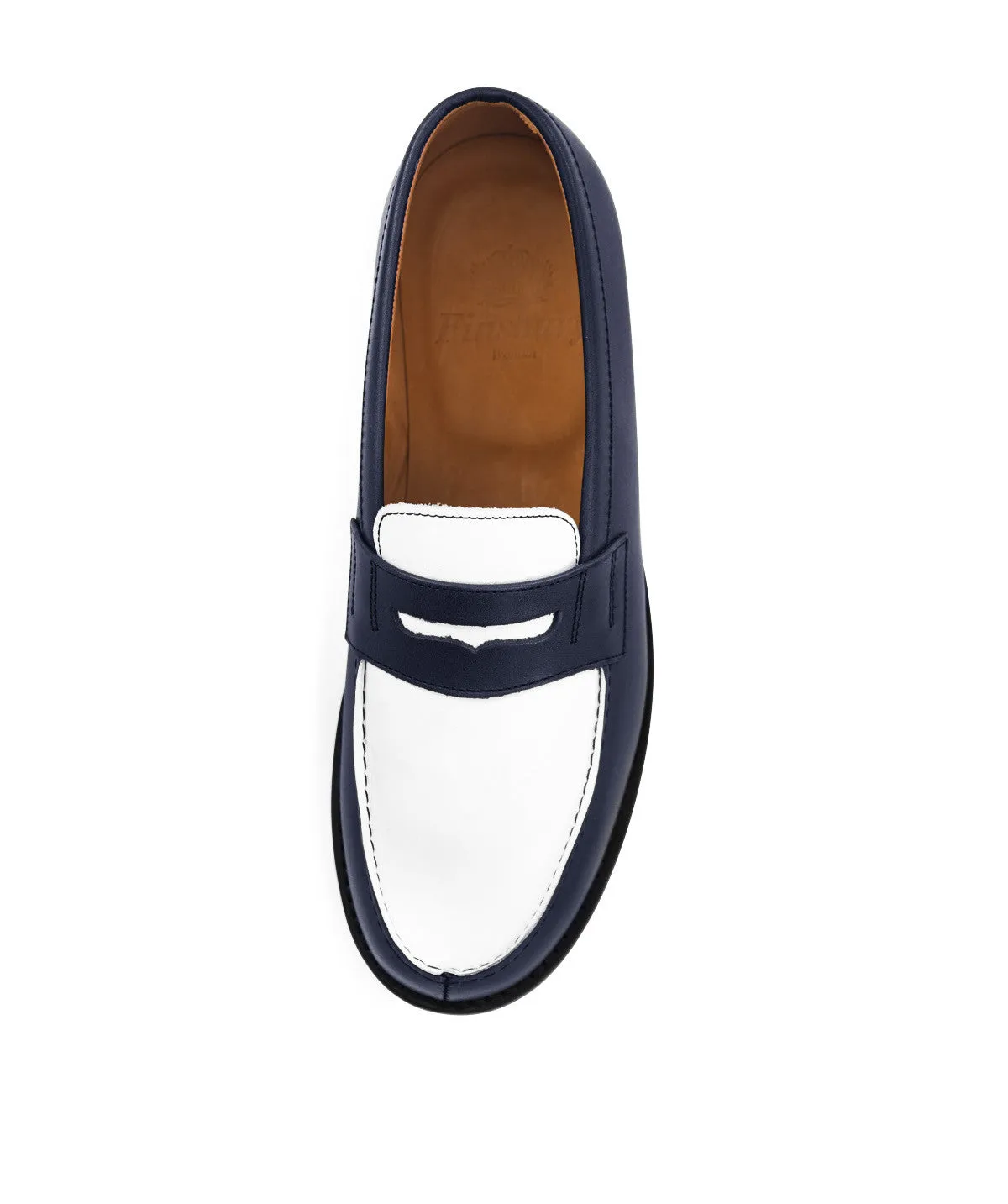 Endless Style Mocassins Bicolore LILOU Marine et Blanc