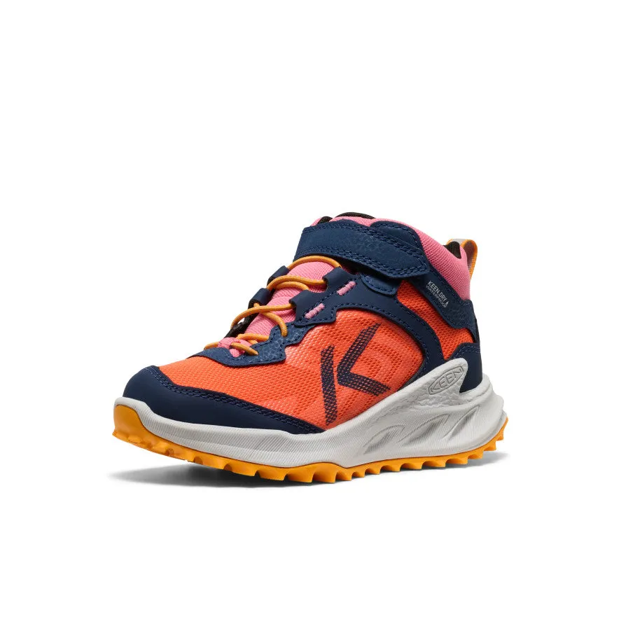 Soccer - themed kids' shoes Lightweight Design Little Kids' Zionic Waterproof Hiker  |  Naval Academy/Nasturtium