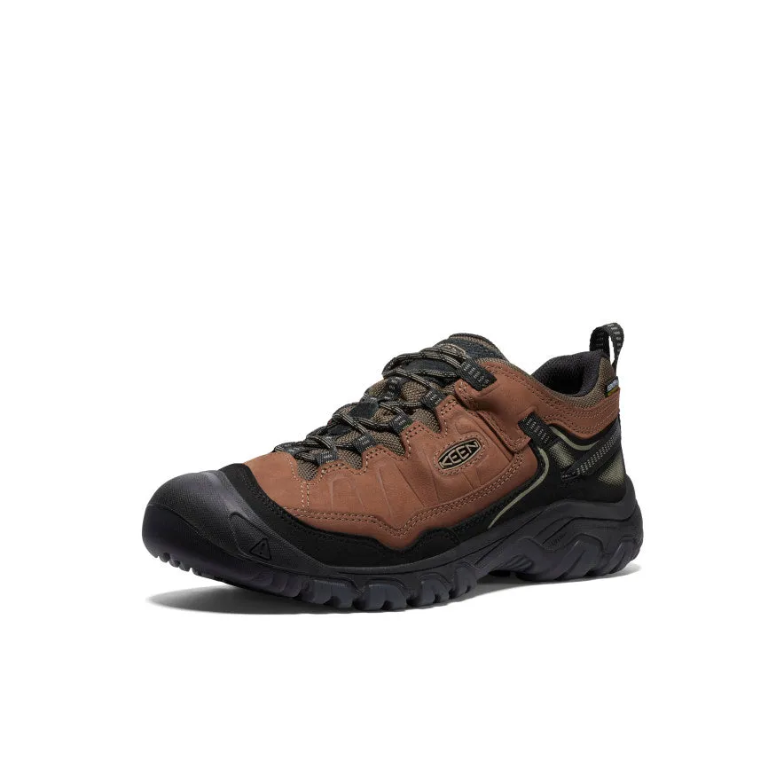 All Comfort Men's Targhee IV Wide Waterproof Hiking Shoe  |  Bison/Black