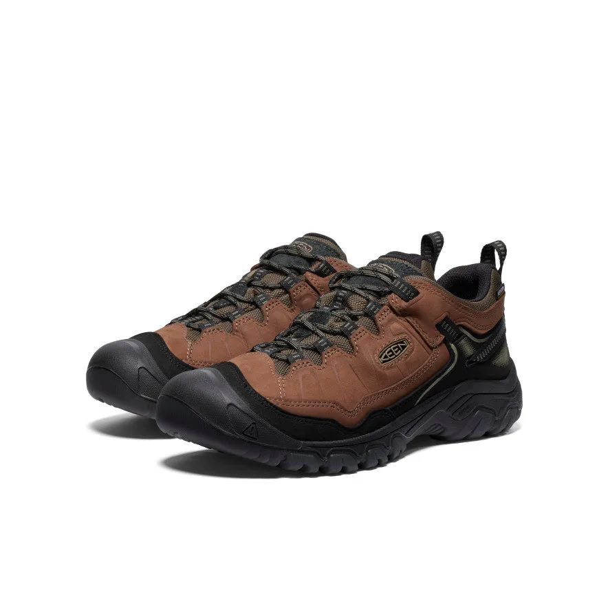 Sport Active Men's Targhee IV Wide Waterproof Hiking Shoe  |  Bison/Black