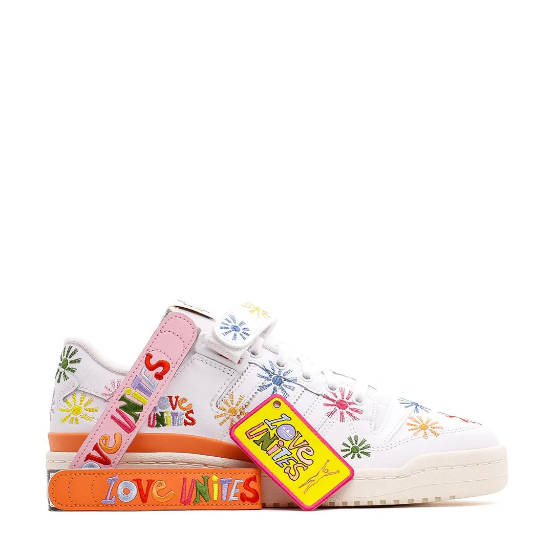 Adidas Originals Men Forum Low Pride White Multicolour GW2416 Lace Up