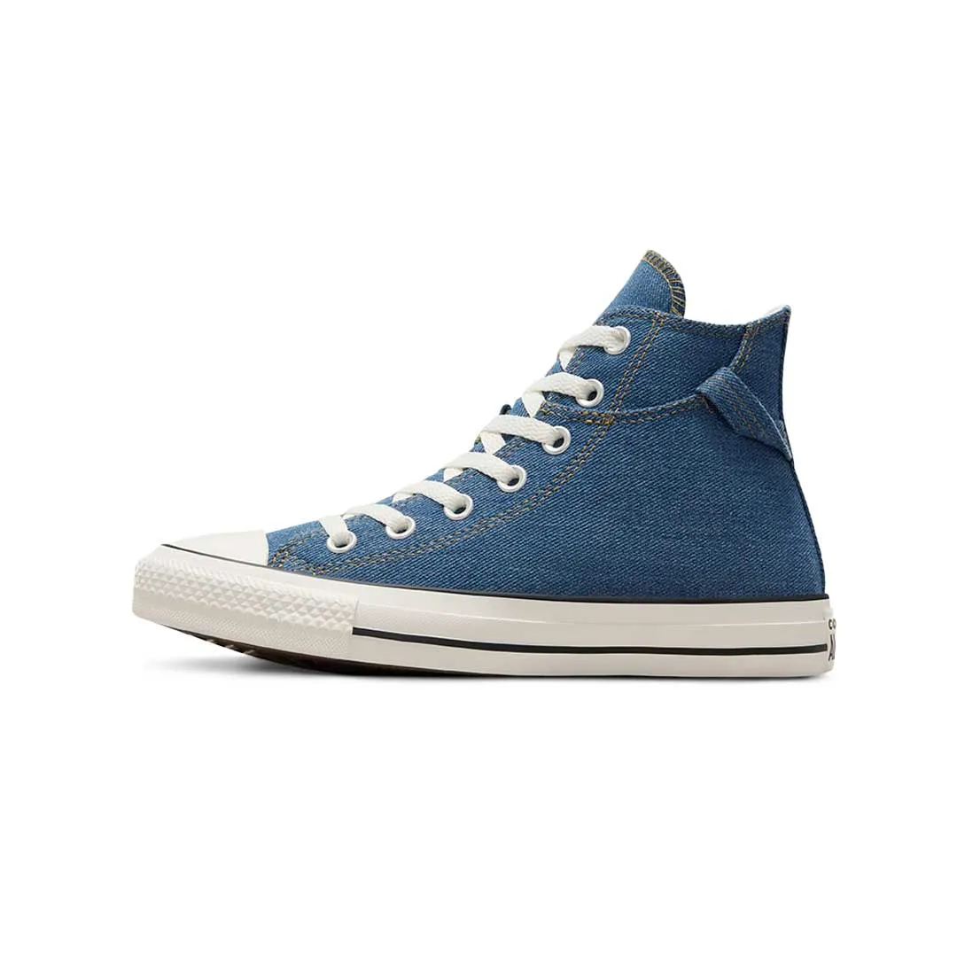 Elastic Converse - Women's Chuck Taylor All Star Denim High Top Shoes (A12046C)