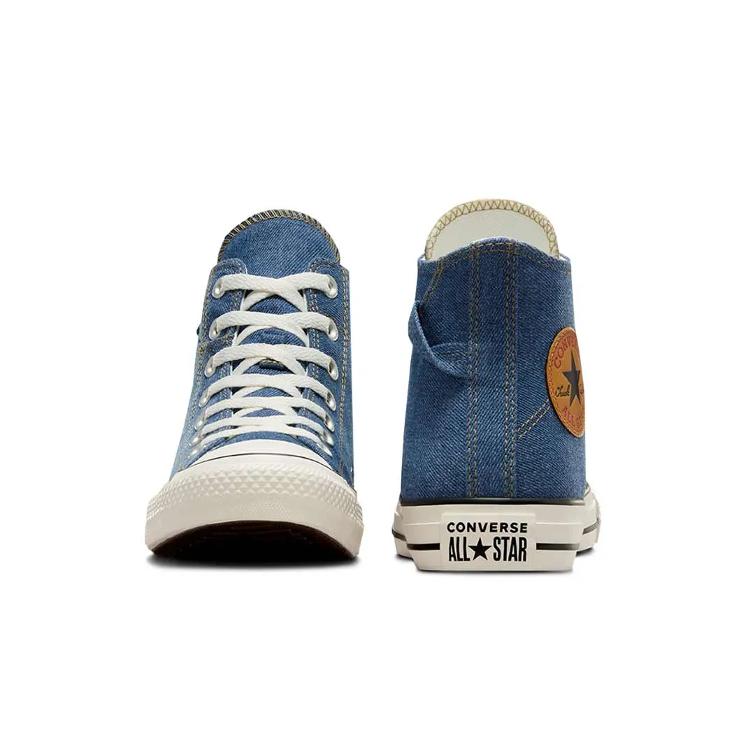 Converse - Women's Chuck Taylor All Star Denim High Top Shoes (A12046C) Foam Lining Standing Workers Synthetic