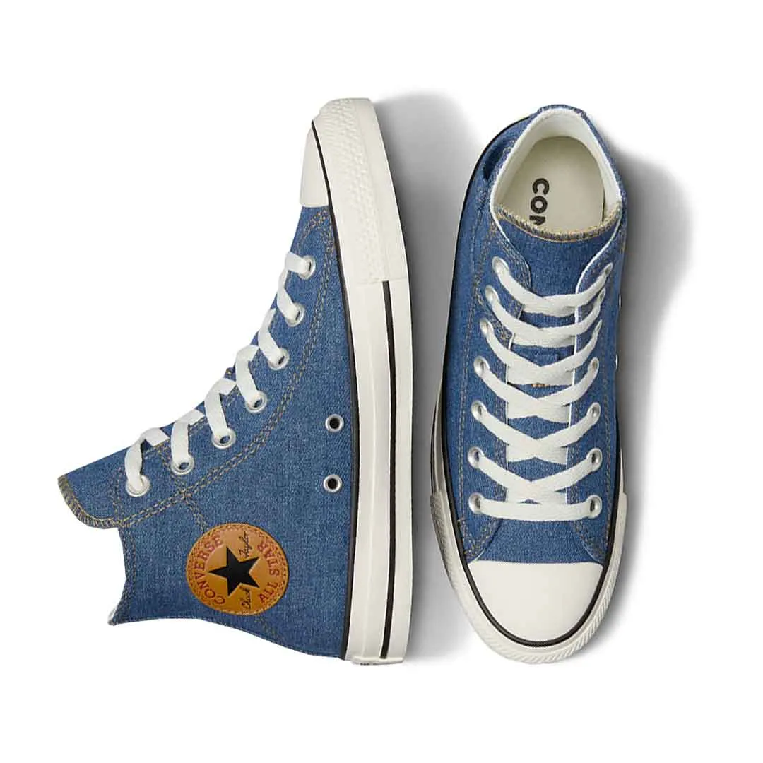 Converse - Women's Chuck Taylor All Star Denim High Top Shoes (A12046C) Rich Jewel Shine Tone
