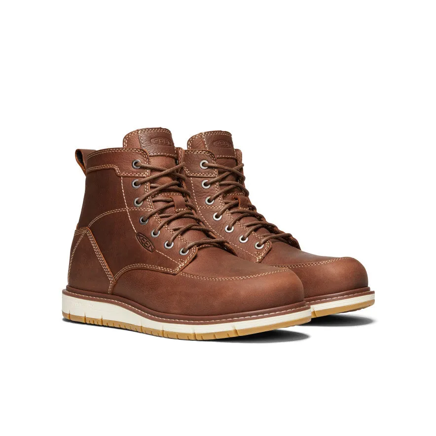 Men's San Jose 6" Boot (Aluminum Toe)  |  Gingerbread/Gum Smooth Soles Good Grip