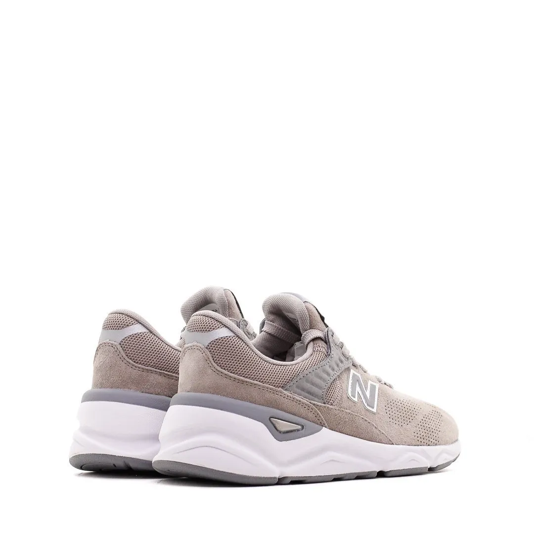 NEW BALANCE WOMEN X-90 REVLITE FLAT WHITE STEEL WSX90PLA Slip Resistant Modern Commuters Pond Walk