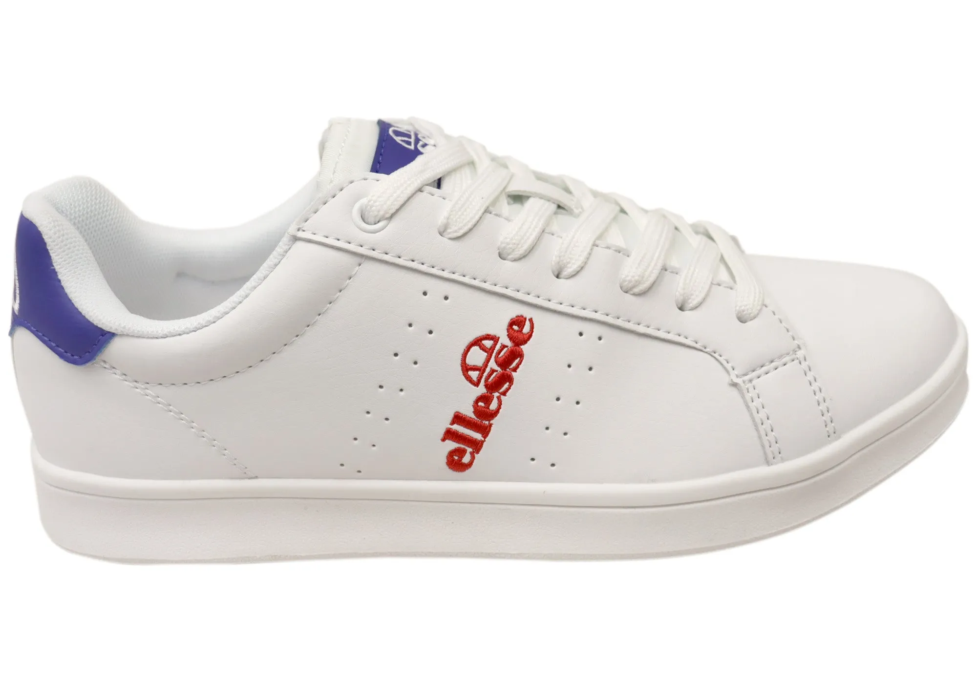 Ellesse Mens Comfortable Casual Lace Up Zona Cupsole Sneakers MeshMaterial Smart Tread