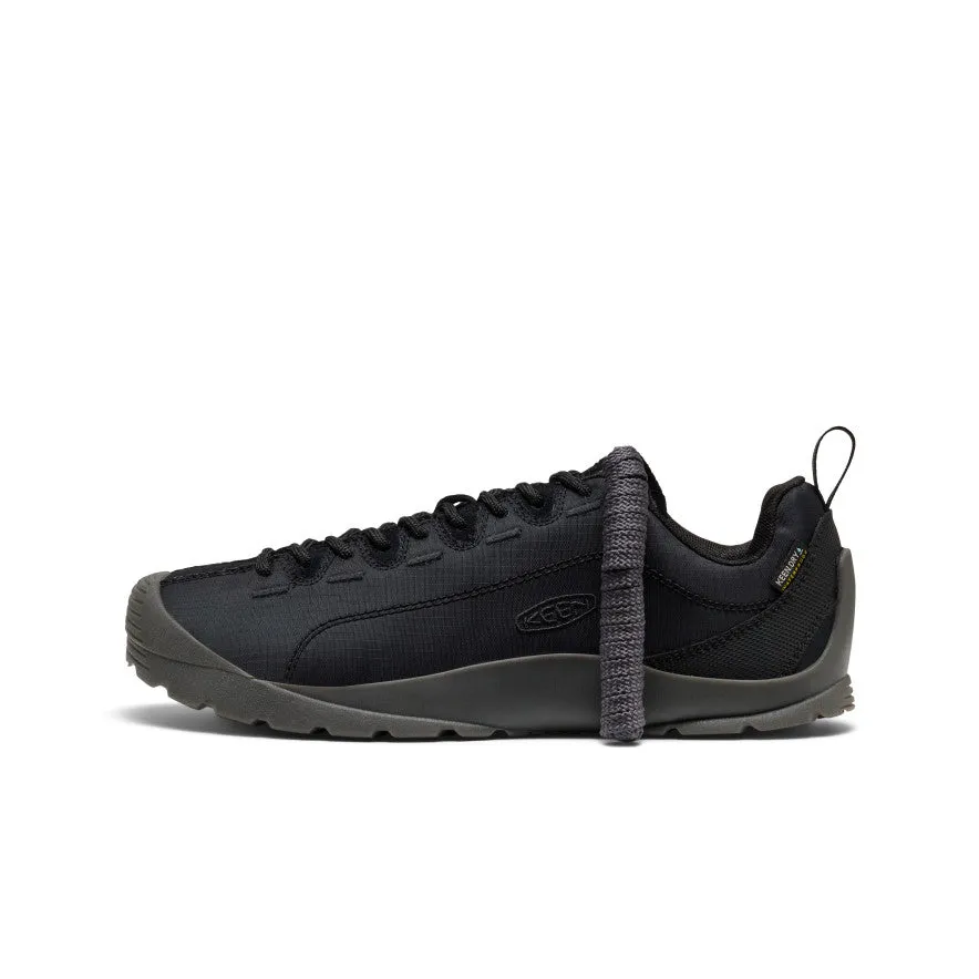 Women's Jasper Nylon Waterproof Sneaker  |  Black/Black Breathability Feature
