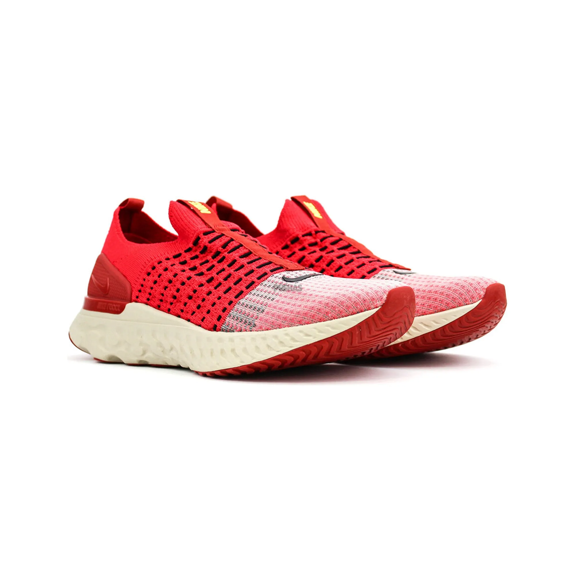 Wide toe box Comfort Strap Nike React Phantom Run Flyknit 2 'Siren Red' (2022)
