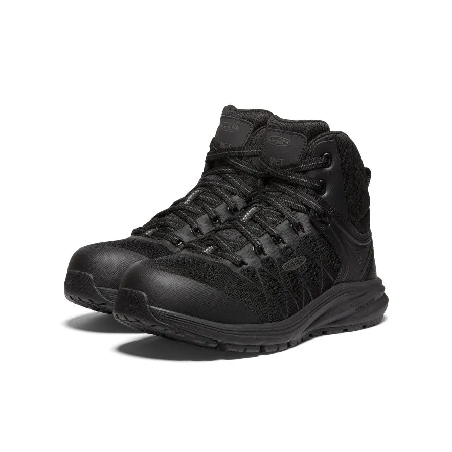Poolside Comfort Women's Vista Energy Mid INT MET (Carbon Toe)  |  Black/Raven