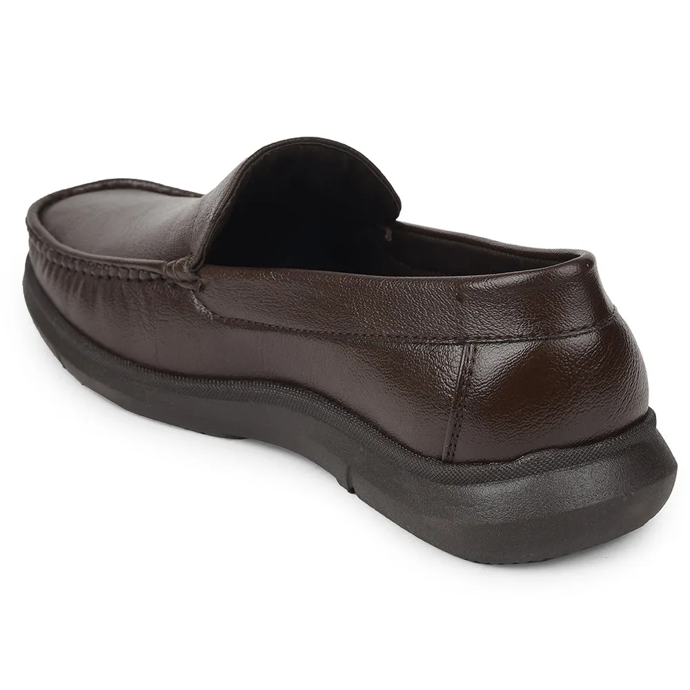 Healers Brown Formal Loafers For Men VSL-3 By Liberty Fit Perfect