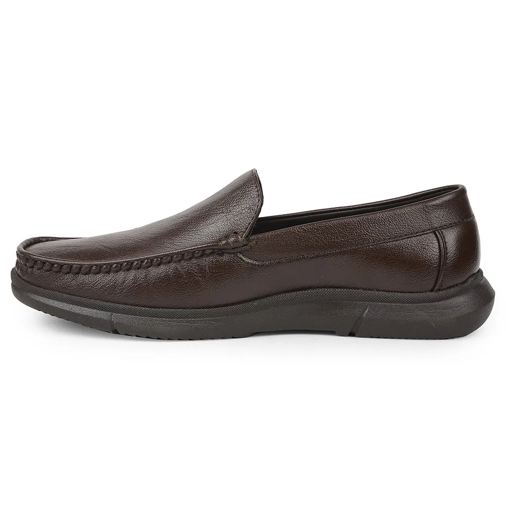 Trendy Appeal Comfortable Healers Brown Formal Loafers For Men VSL-3 By Liberty
