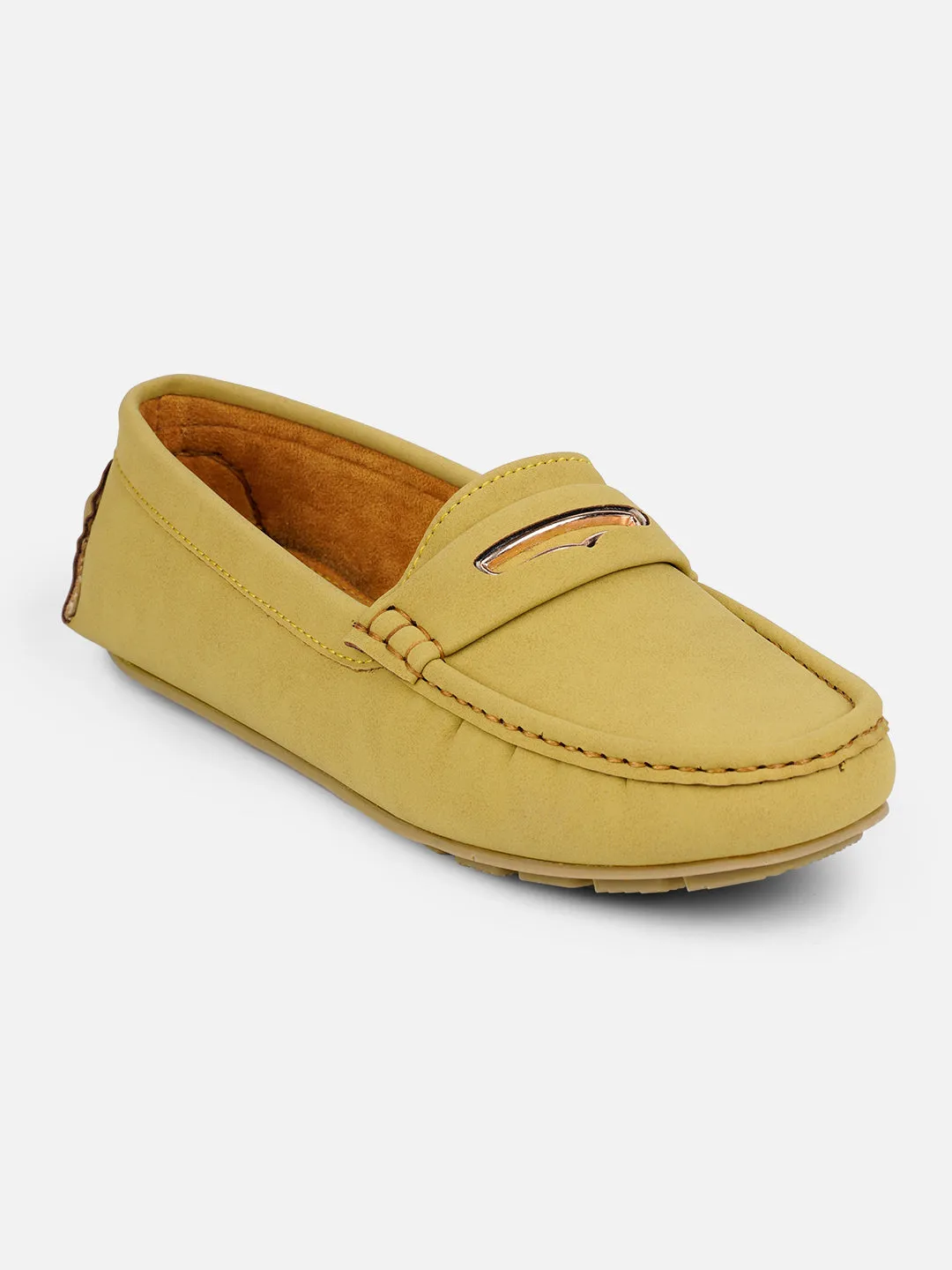 Any Day Dawn Jog Women's Yellow Soft & Premium Loafers (IU2002)
