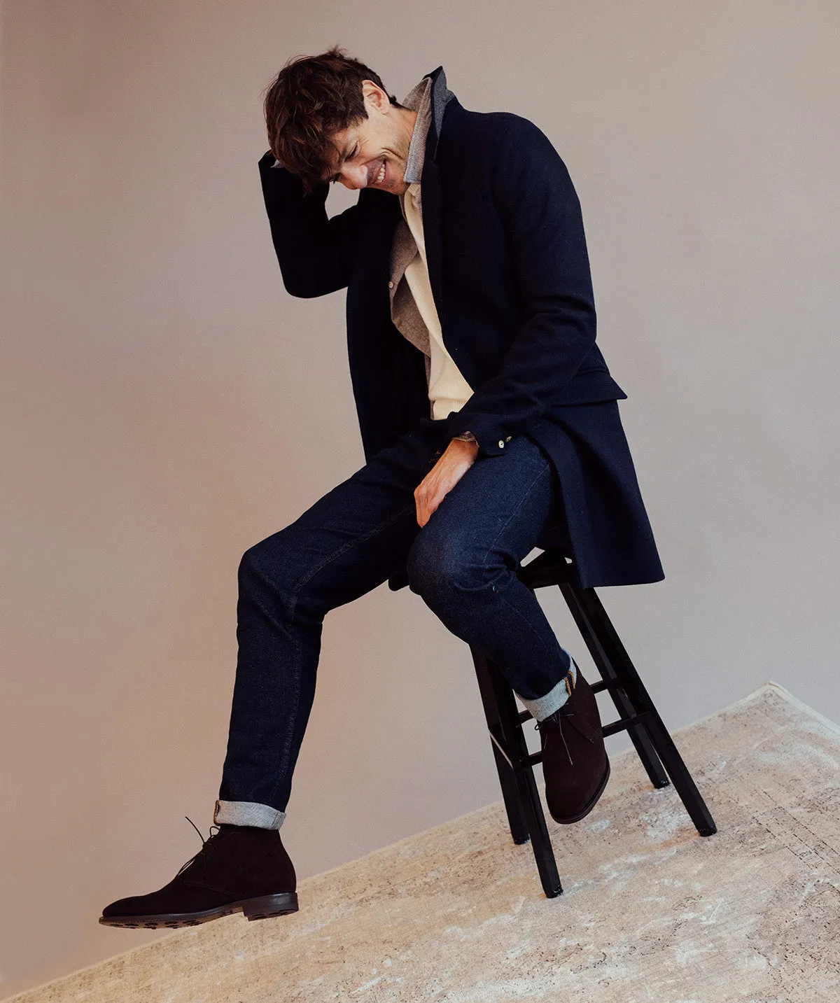 Bottines CHUKKA 1986 Daim Marron Ergonomic Lasting Reinforced Stitch Detail