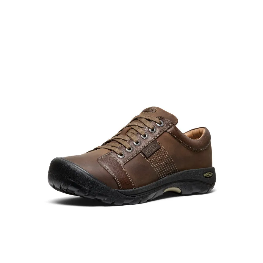 Men's Austin Shoe Wide  |  Chocolate Brown Step Soft