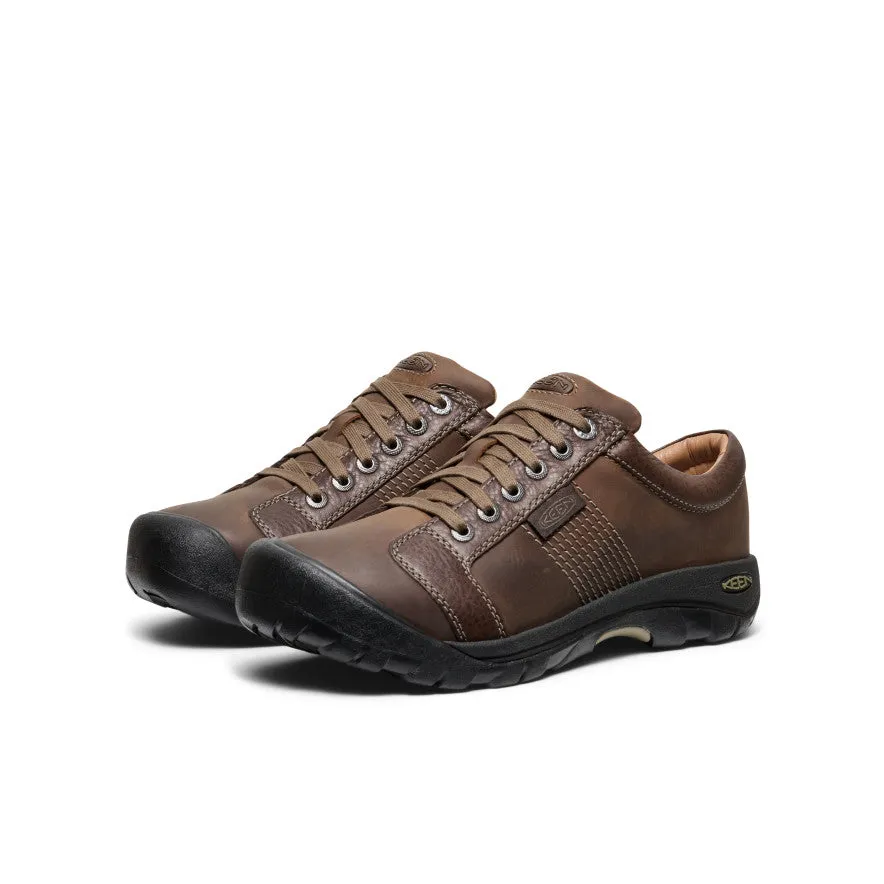 Men's Austin Shoe Wide  |  Chocolate Brown Enhanced comfort Endurance Ready