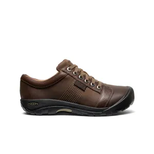 TPU Heel Counter Men's Austin Shoe Wide  |  Chocolate Brown