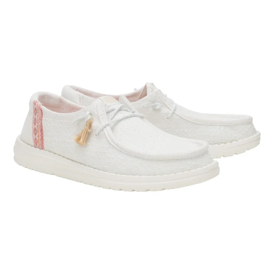 Beach Fun Power Base Wendy Perf Canvas - White