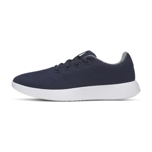Ultra Flex Grooves Vent Mesh Women's Wool Runner NZ - Dark Navy (Blizzard Sole)