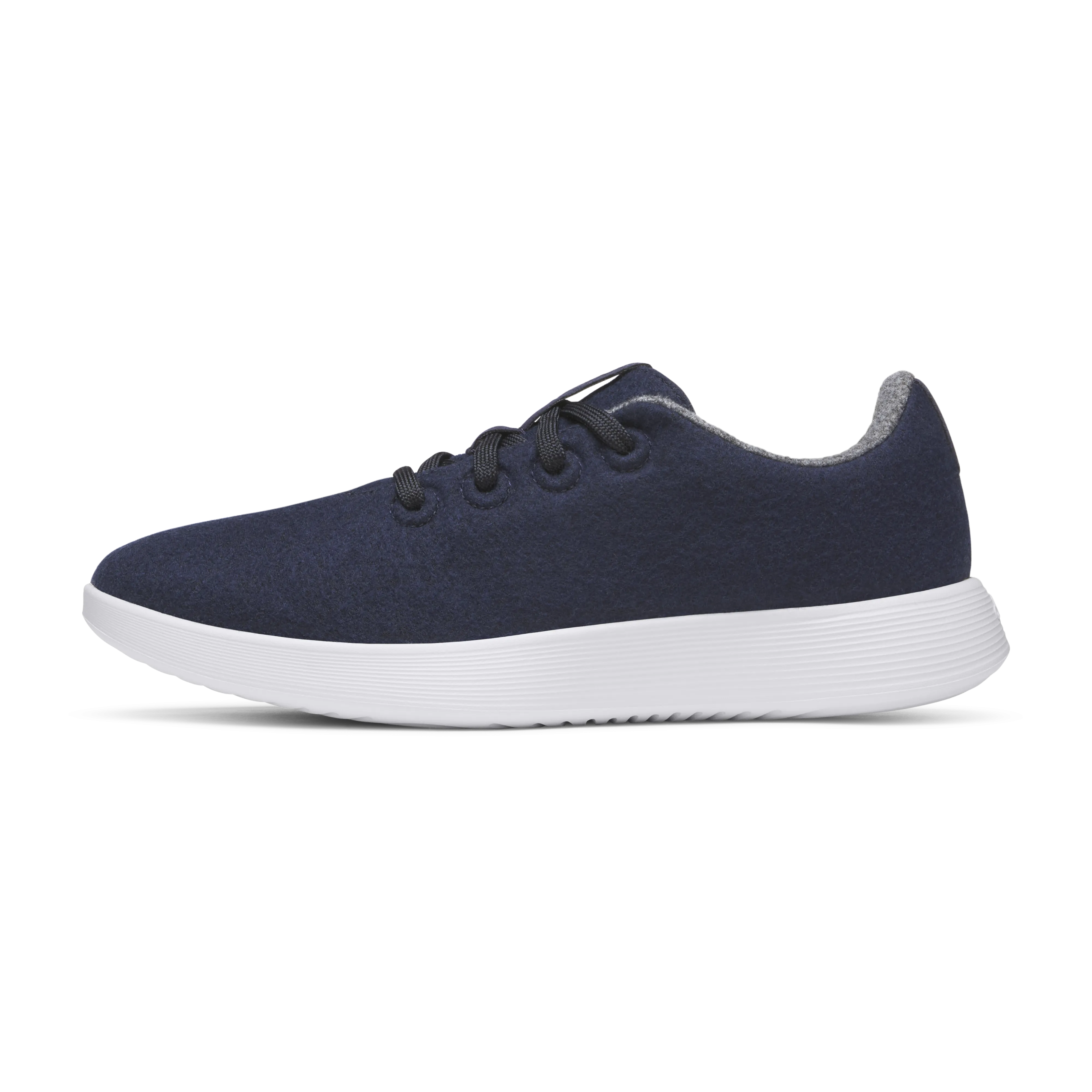 Ultra Flex Grooves Vent Mesh Women's Wool Runner NZ - Dark Navy (Blizzard Sole)