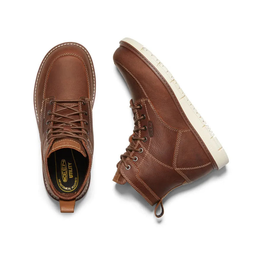 Unbeatable flexibility Men's San Jose 6" Boot (Soft Toe)  |  Gingerbread/Off White