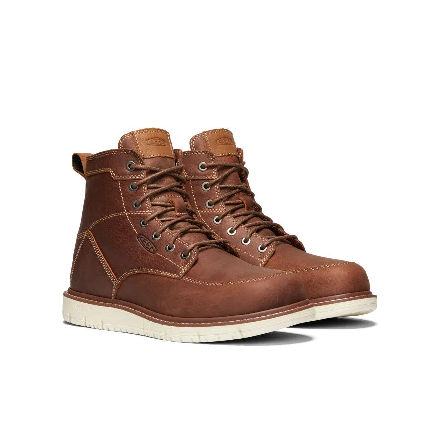 Quick Access Men's San Jose 6" Boot (Soft Toe)  |  Gingerbread/Off White