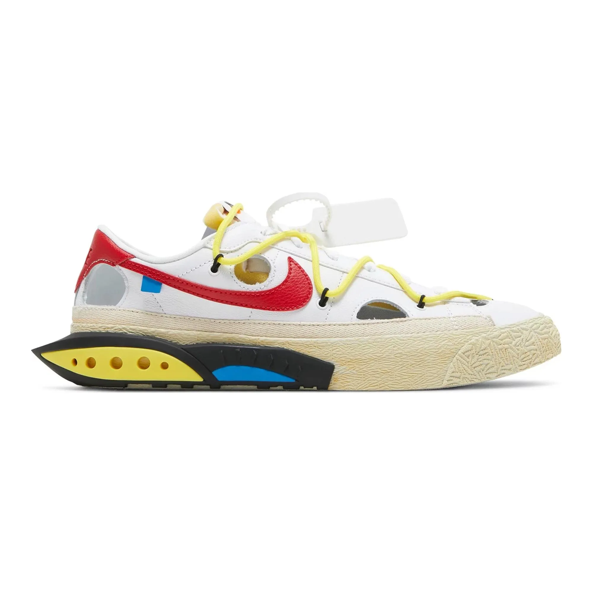 Blazer Low 77 x Off-White 'University Red' (2022) Flexible Sole
