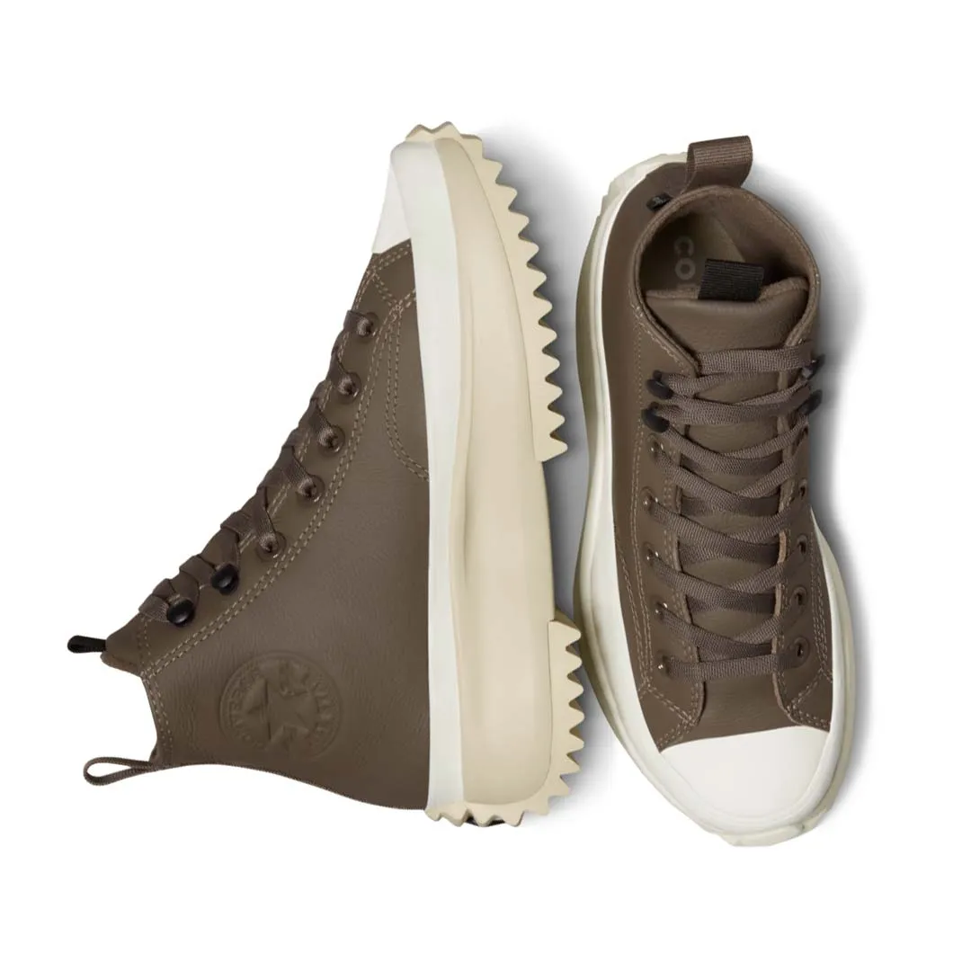 Converse - Unisex Run Star Hike Platform Weatherized Leather High Top Shoes (A10049C) Comfort Lining Matte Edge