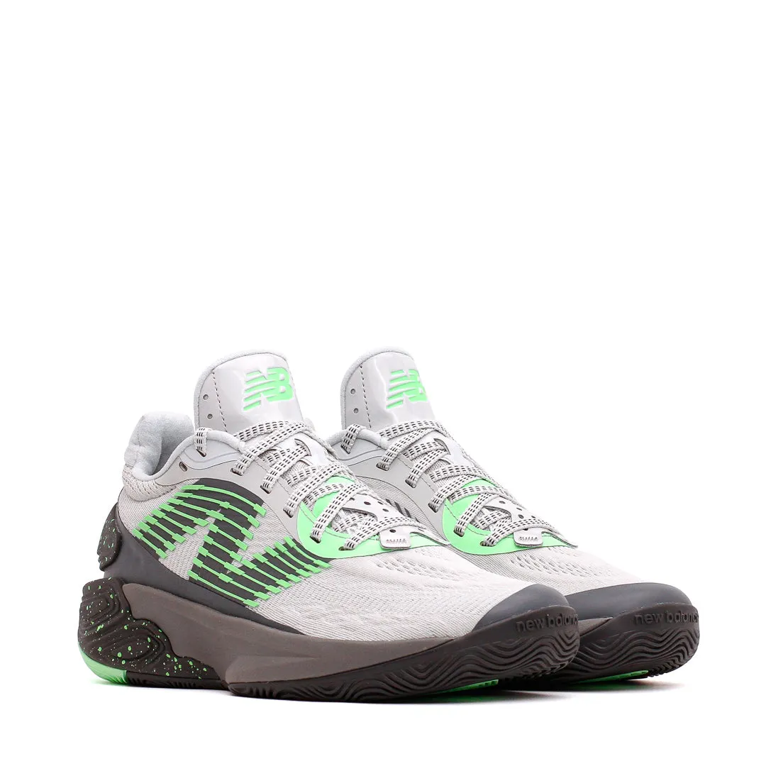 School Style Flexibility New Balance Basketball Men TWO WXY v5 Grey Matter Electric Jade BB2WYPF5