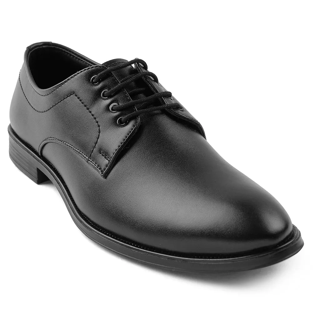 Fortune Black Lacing Formal Oxford Shoes For Men HML-11E By Liberty Air Knit
