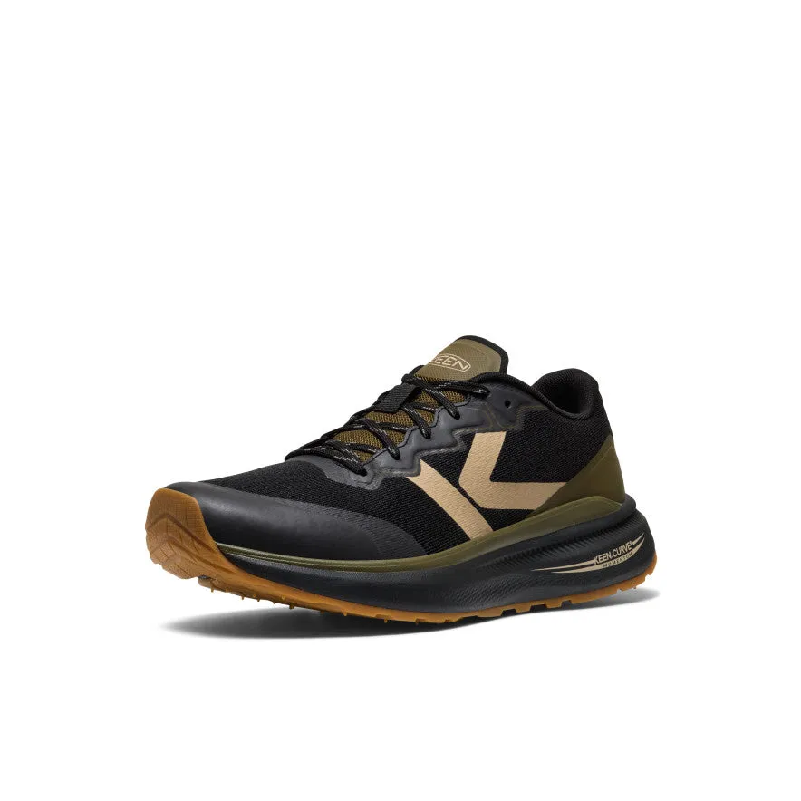 Men's WK500 Walking Shoe  |  Black/Dark Olive Seamless Comfort Urban Traveler Soft