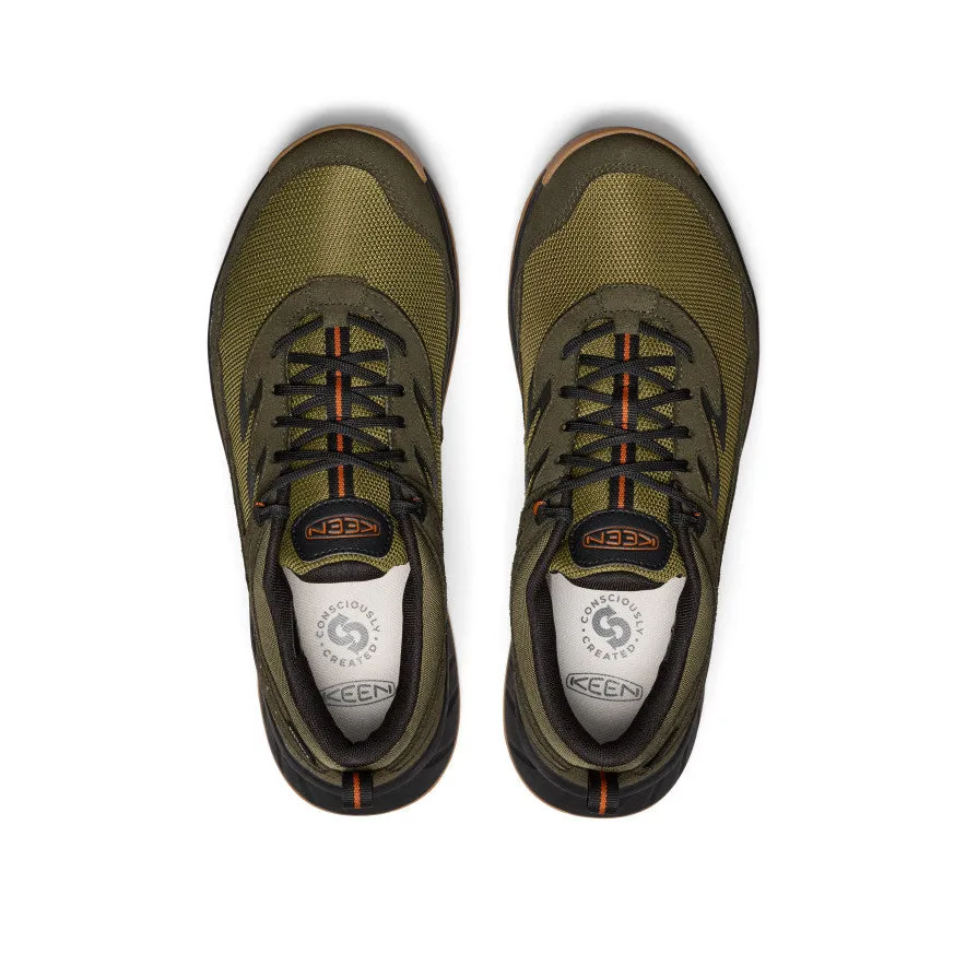 Relaxing Step Cool Vibes Men's Hightrail Waterproof Hiking Shoe  |  Winter Moss/Gold Flame