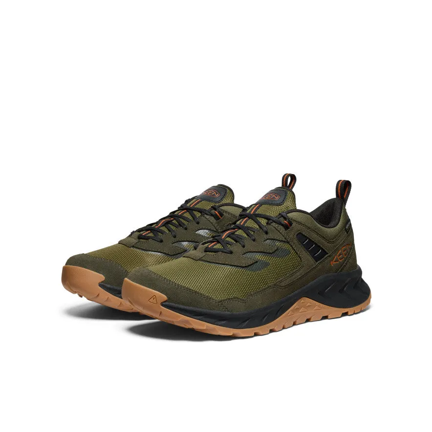 Men's Hightrail Waterproof Hiking Shoe  |  Winter Moss/Gold Flame Elastic Fit