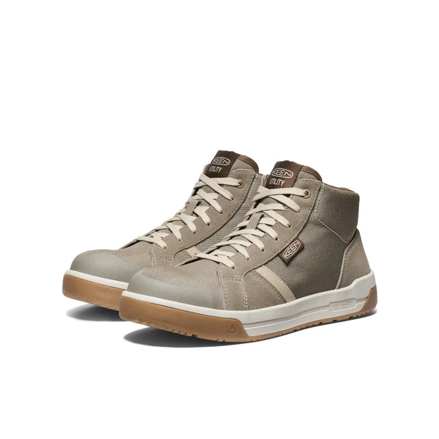 Strap Design Breathable Construction Men's Kenton Mid Work Shoe (Carbon Toe)  |  Brindle/Gum