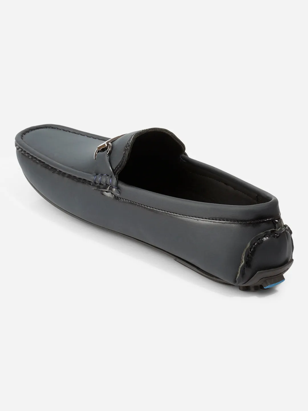 Men's Navy Saddle Trim Loafer (IX4103) Joint Care