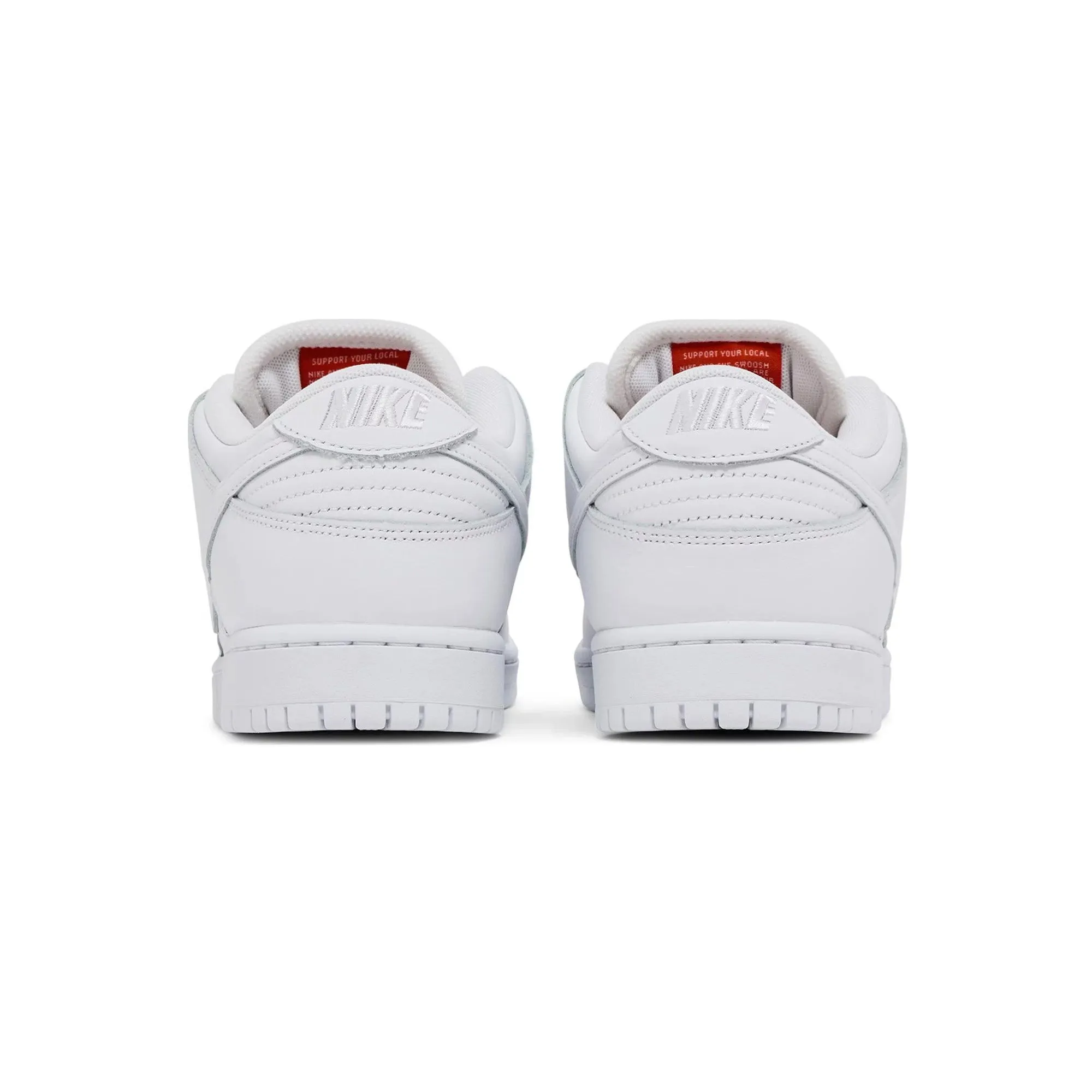 Nike Dunk Low Pro SB 'Triple White' Dust Guard