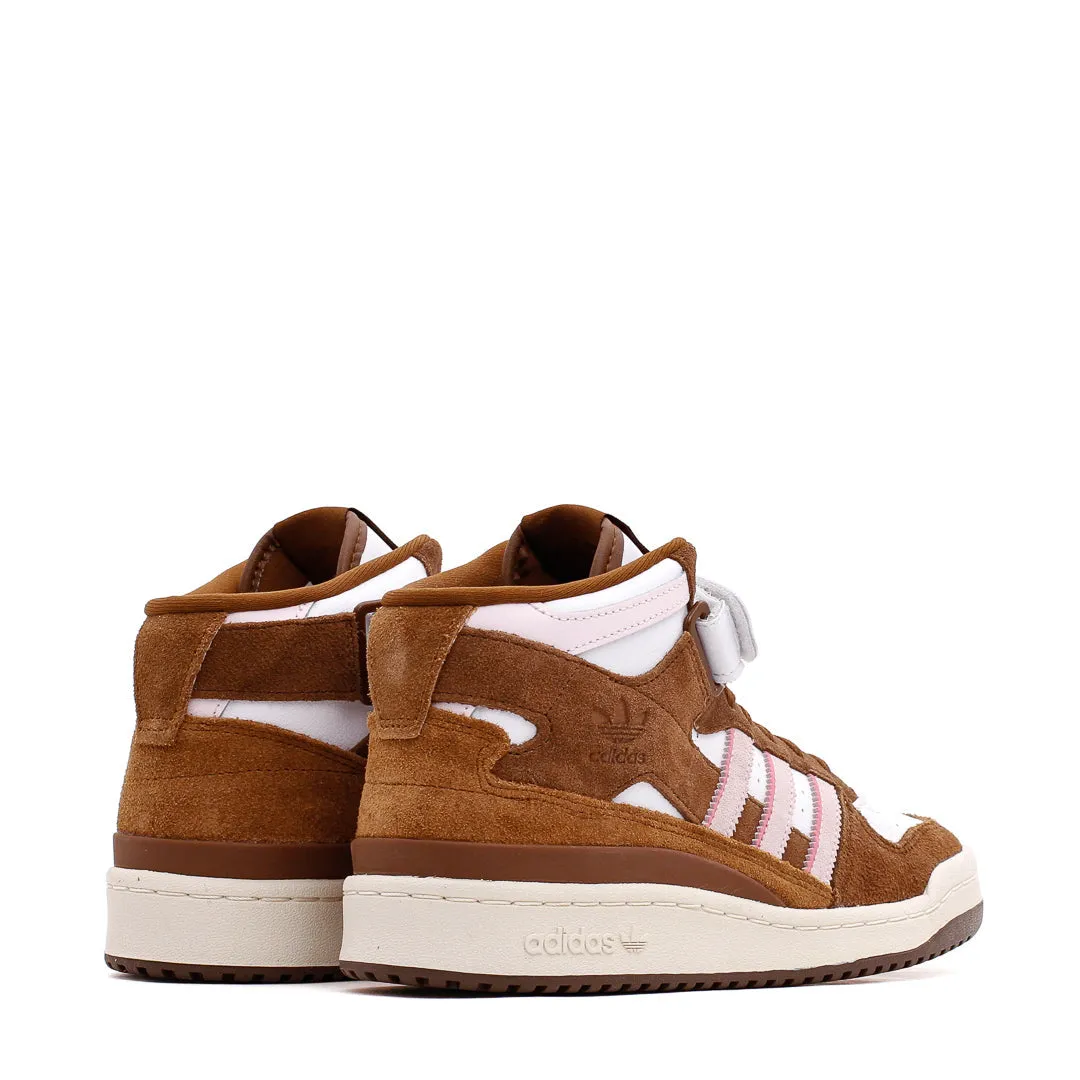 Matte Edge Adidas Originals Women Forum Mid White Brown GY6802