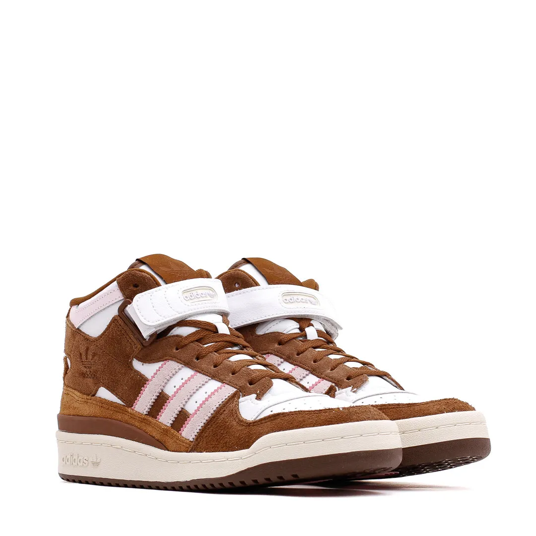 Adidas Originals Women Forum Mid White Brown GY6802 Street Edge Core Support