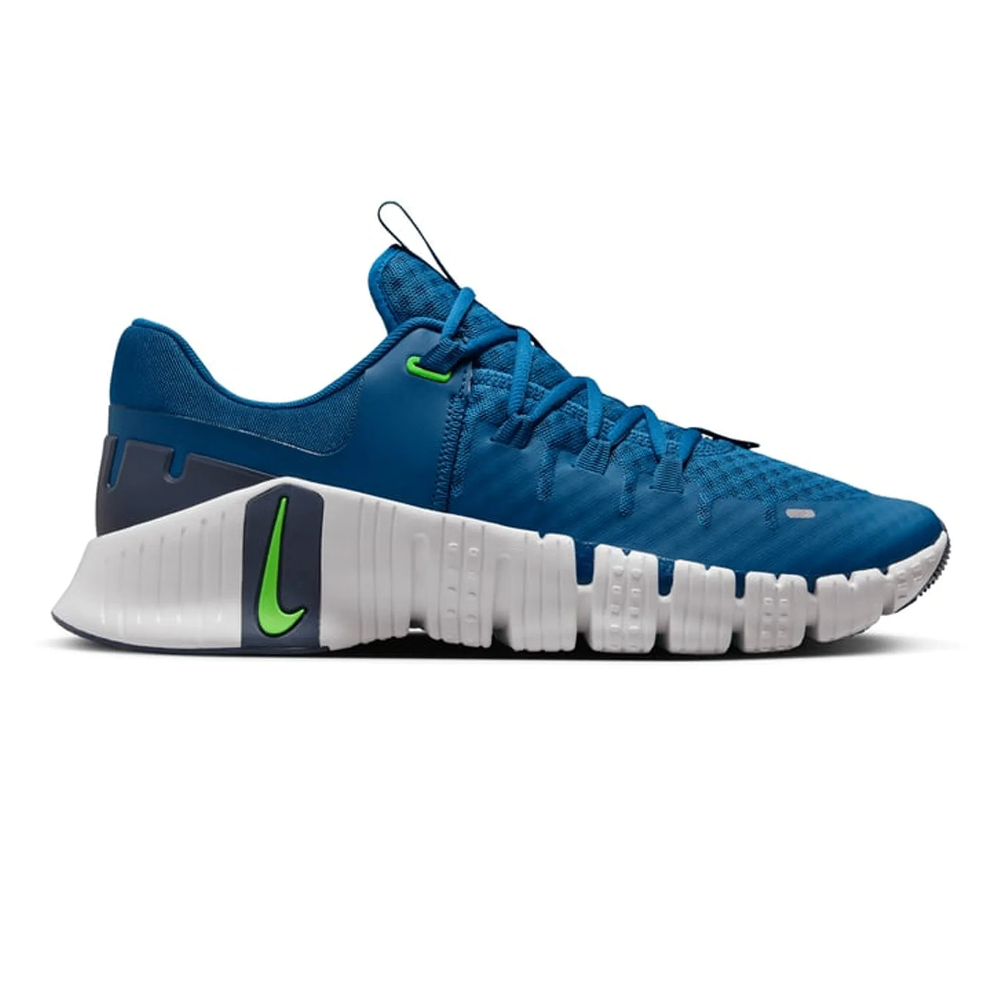 Comfort Tongue White Clean Nike Free Metcon 5 'Court Blue Green Strike'
