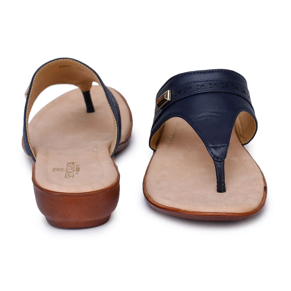 Petite Fit Senorita Casual (Blue) Slipper For Women MMJ-101 By Liberty