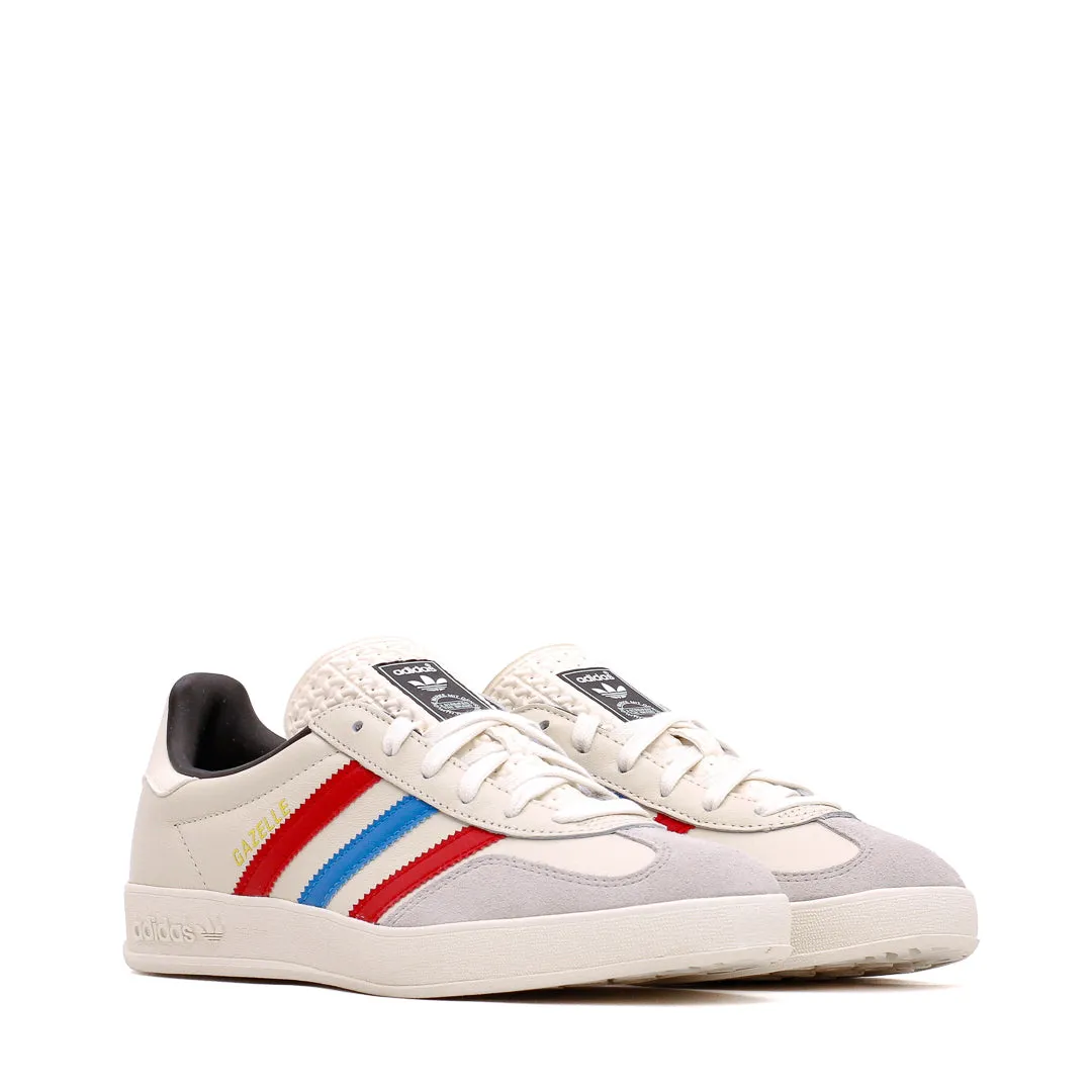 Adidas Men Gazelle Indoor White Scarlet IE9091 Queen Touch Classic Base