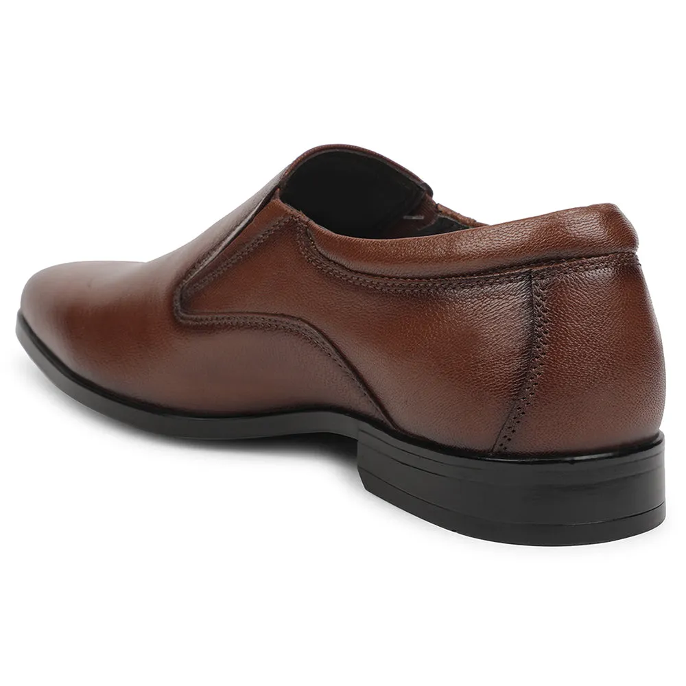 Statement Piece Healers Brown Formal Non Lacing Mocassin Shoes For Men UDL-8 By Liberty