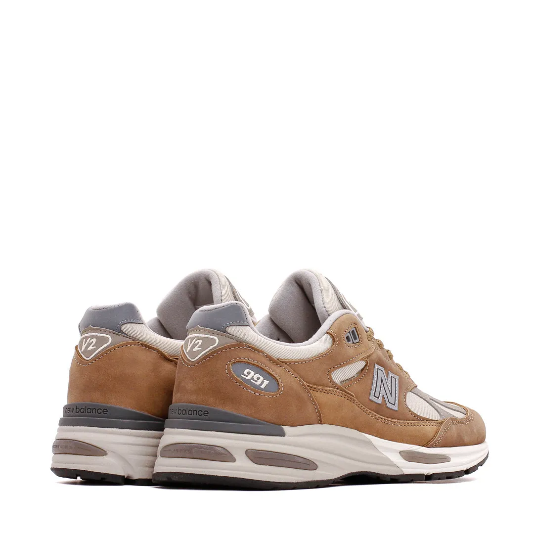 Hiking Mood Posture aid New Balance Unisex 991v2 Coco Mocca Made In UK U991TB2