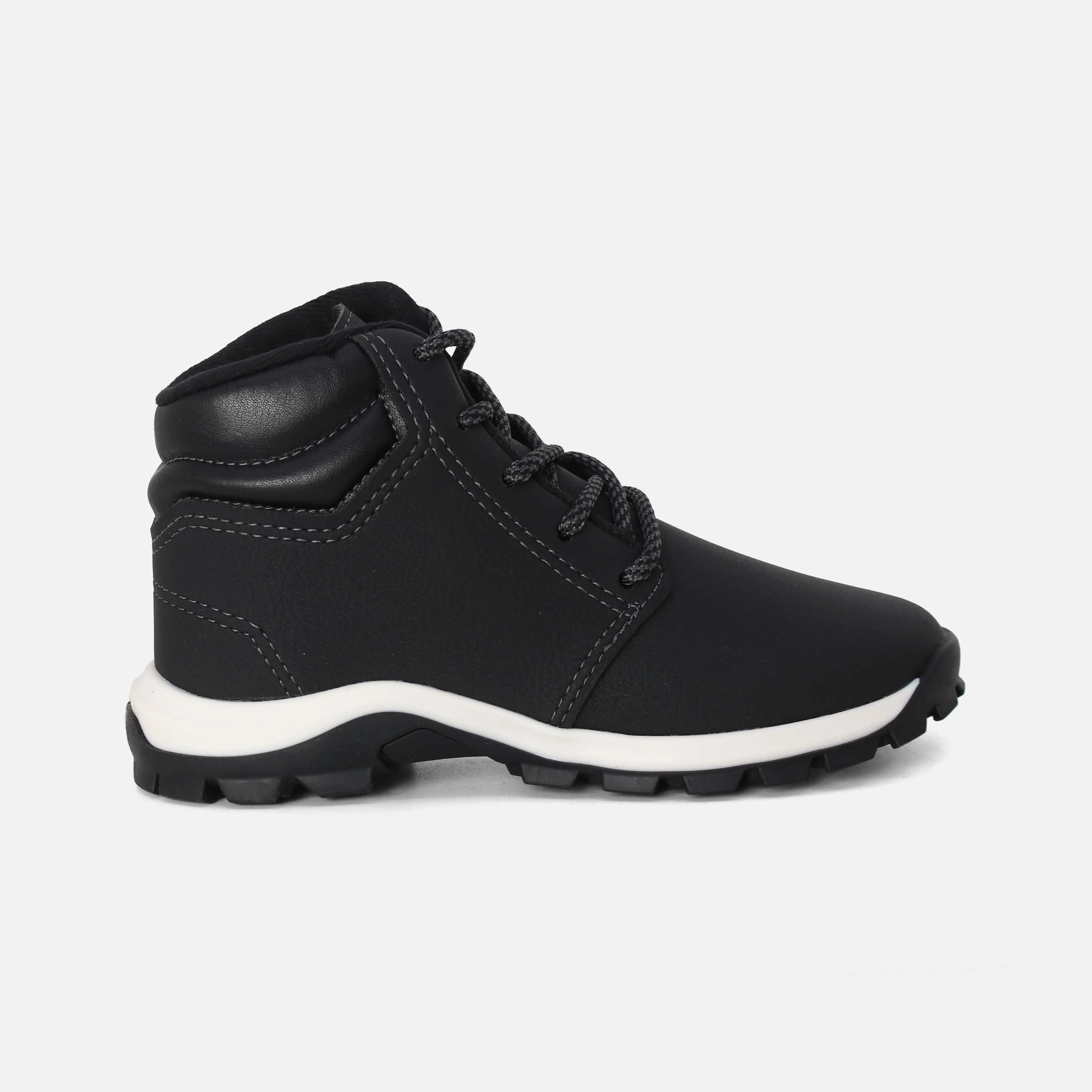 puncture resistant Comfort Lining Snowy Path BOYS CASUAL LACE UP BOOTS